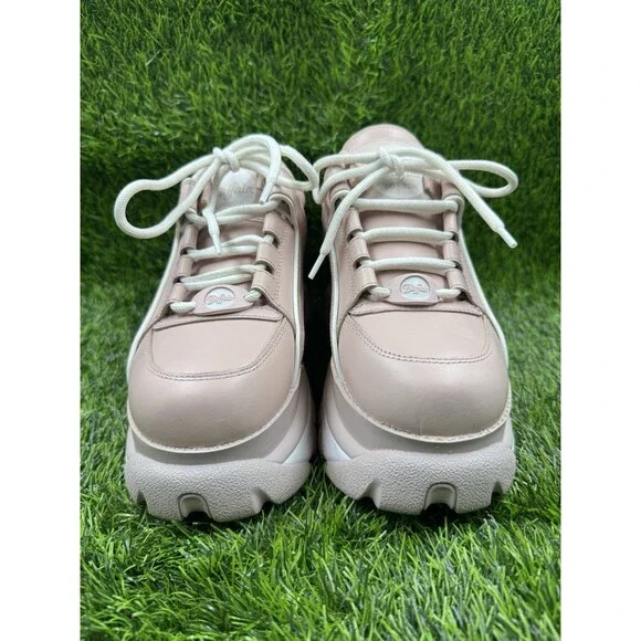 Buffalo London Platform Chunky Trainers Sneakers Pink Shoes Women’s EU 41 - Picture 2 of 16